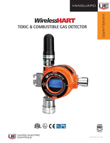 WirelessHART Gas Detector for Toxic and Combustible Gas