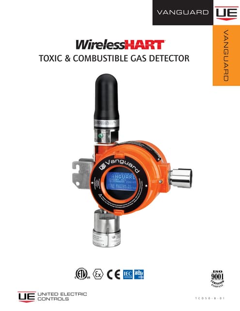 WirelessHART Gas Detector for Toxic and Combustible Gas