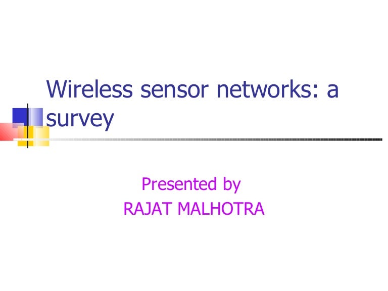 wireless and sensor networks pdf