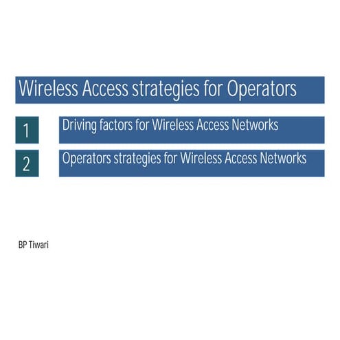 Wireless Access Systems Shared Blog