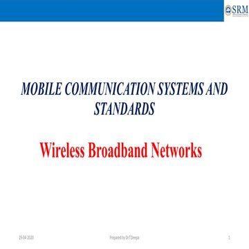 Wireless Broadband Networks