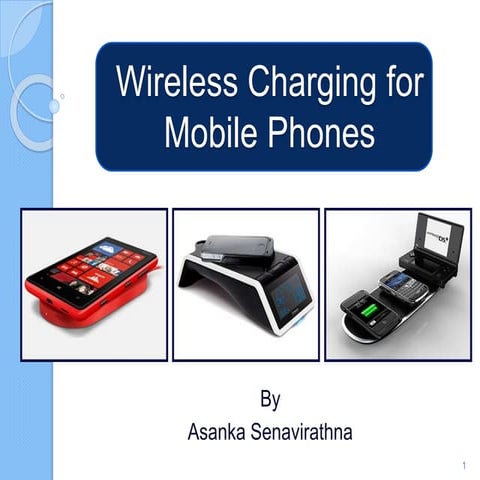 Wireless charging for mobile phone