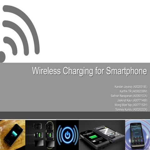Wireless charging of smartphones