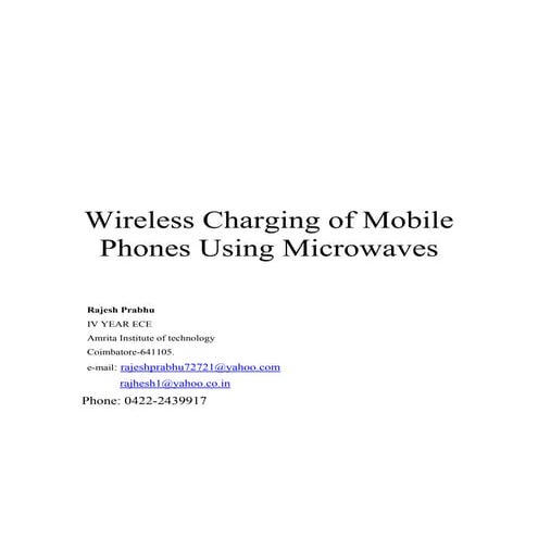 Wireless charging through microwaves (1)