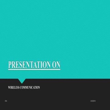 Wireless commication