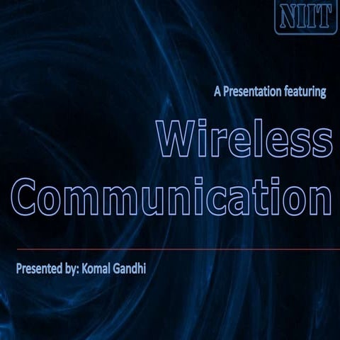 Wireless communication | PPTX