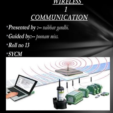 Wireless communication | PPT