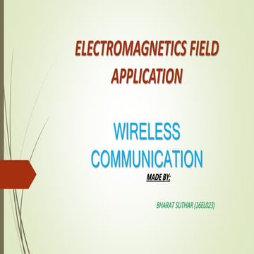 Wireless communication