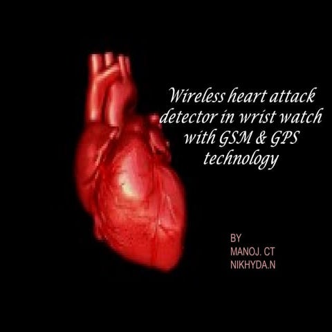 Wireless heartattack detector