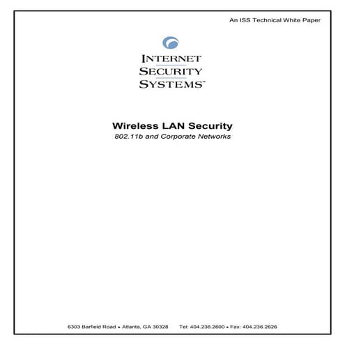 Wireless Lan Security
