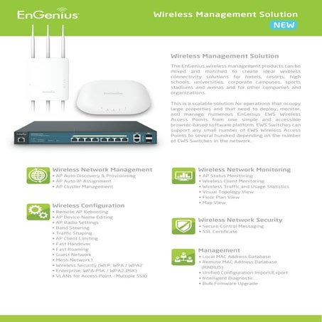 Wireless Management Solution - from i3 Network Systems