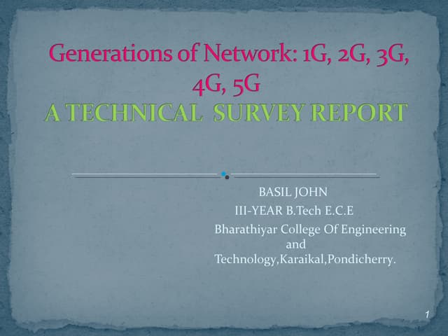 Wireless network ppt