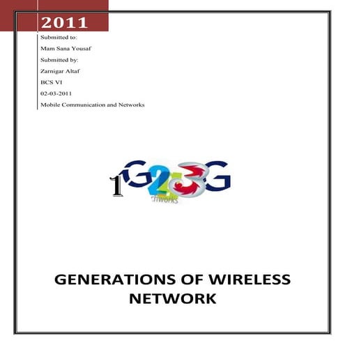 Wireless networks