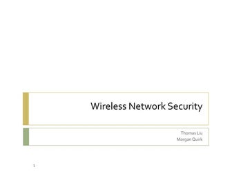 Wireless Network Security