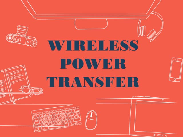 Wireless power transfer seminar ppt | PPTX