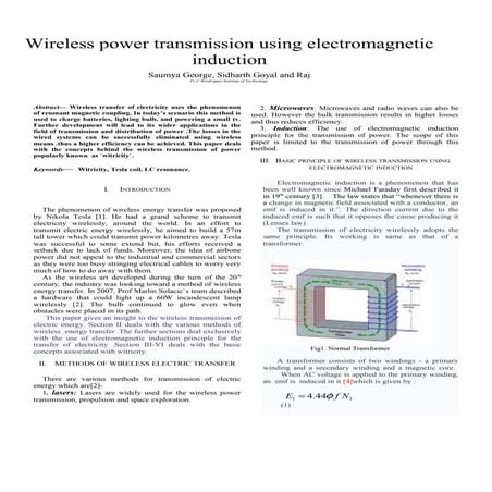 Wireless Power Transfer | PPTX