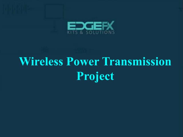 Wireless power transfer seminar ppt | PPTX