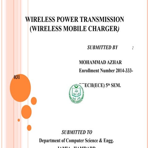 Wireless power transmission