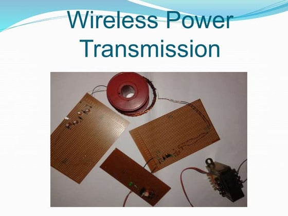 Wireless power transfer seminar ppt | PPT