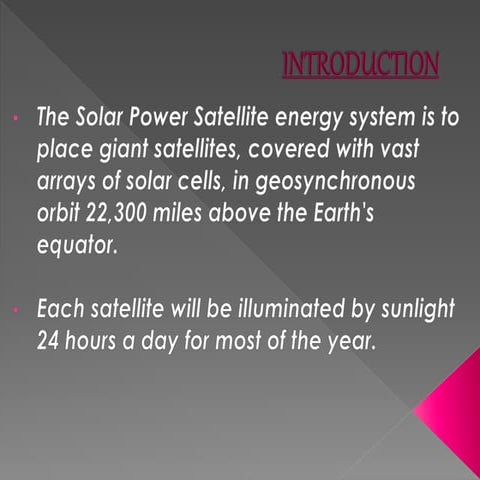 Wireless power transmission via solor power satellite