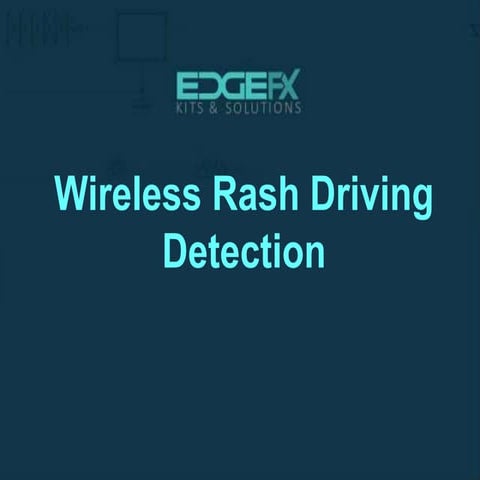 Wireless Rash Driving Detection
