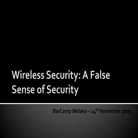 Wireless Security
