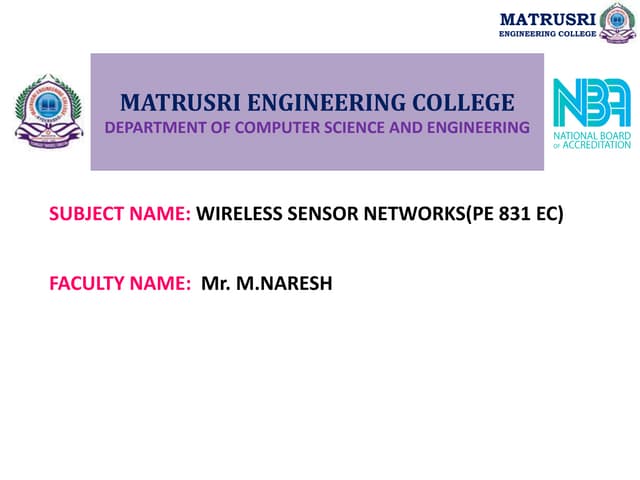 Wireless sensor Networks.ppt