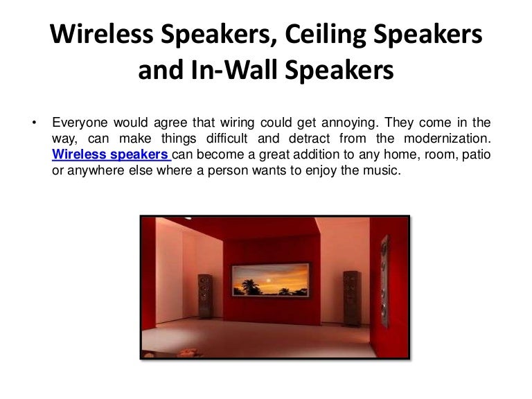 in wall wifi speakers