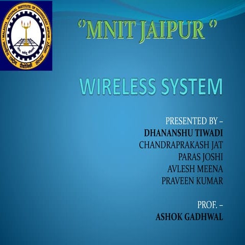 MOBILE WIRELESS TECHNOLOGY