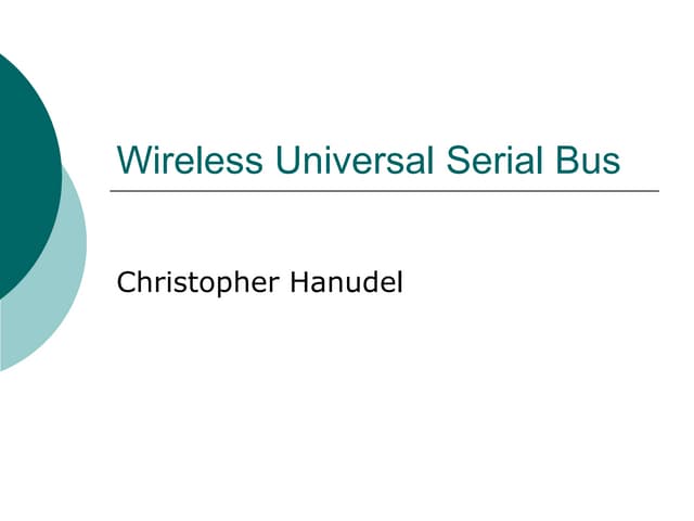 Wireless usb