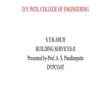 WIRES AND CABLES -building services t.y.b.arch.