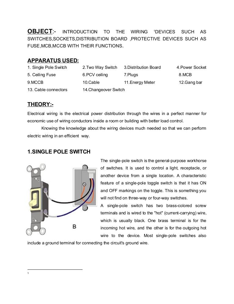 Wiring devices for illumination