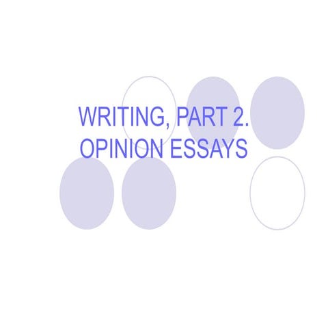 Wiriting, part 2 an essay
