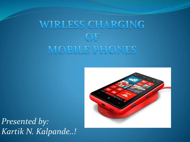 wireless charging in phones