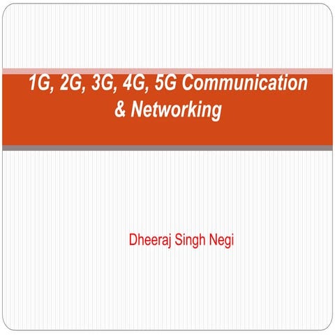 Networking and Communication 