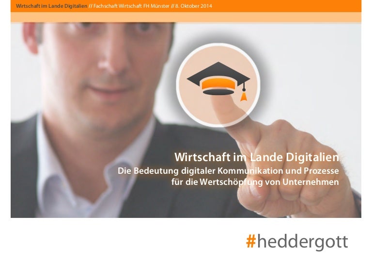 Wirtschaft Im Lande Digitalien Gastvortrag Fh Munster Fachbereich