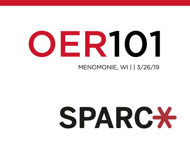 OER 101 Pre-Conference @ Effordability Summit 2019