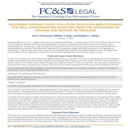 Separation of Insureds | PDF
