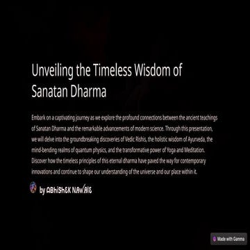 Unveiling the Timeless Wisdom of Sanatan Dharma: Ancient Insights and ...