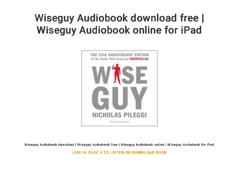 Wiseguy Audiobook Download Free Wiseguy Audiobook Online For Ipad
