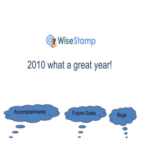 WiseStamp 2010 Recap 