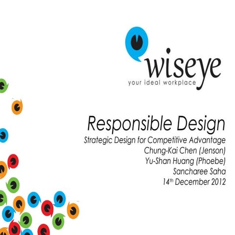 Wiseye responsible design for the workplace