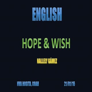 English: Wish & hope 