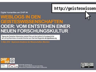 Was ist ein Wissenschaftsblog?