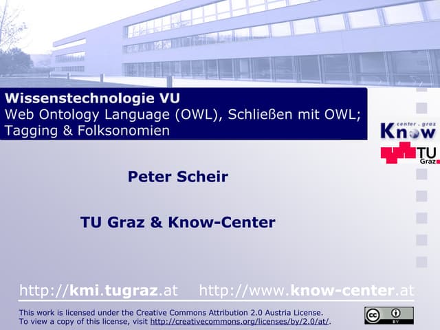 Wissenstechnologie 2007 - V