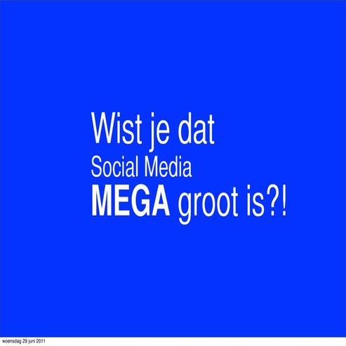 Social Media Wist-u-dat?