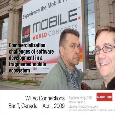 Commercialization Challenges Of Mobile Software Development In A Fragmented M...