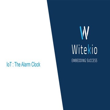 Witekio IoT presentation 