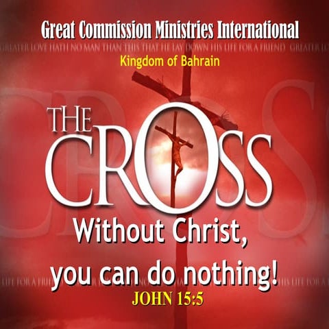 Without Christ, You Can Do Nothing