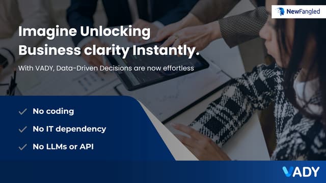 VADY Data Analytics Solutions – Effortless AI-Powered Decision-Making for Eve...